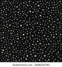 Abstract star pattern on a black background.