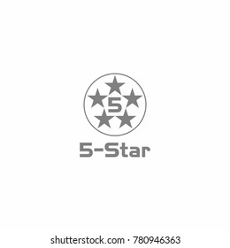 Abstract Star Polygon Shape Logo Vector