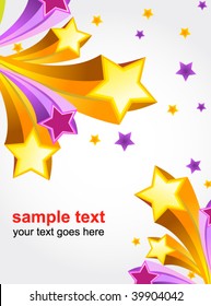 abstract star poster