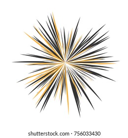 Abstract Star Rays, Holiday Firework, Dynamite Burst, Sun Burst, Star Burst Sunshine, Radiating From the Center of Beams, Abstract Explosion