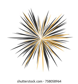 Resumen de Star Rays, fuegos artificiales de vacaciones, ráfagas de dinamismo, ráfagas de sol, brillo de estrella, radiación desde el centro de las vigas, explosión abstracta