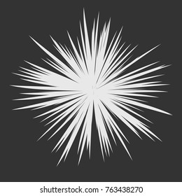 Raios de estrela abstratos, fogos de artifício de férias, explosão de dinamite, explosão de sol, brilho de sol, irradiando do centro das vigas, explosão abstrata