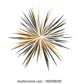 Abstract Star Rays, Holiday Firework, Dynamite Burst, Sun Burst, Star Burst Sunshine, Radiating From the Center of Beams, Abstract Explosion