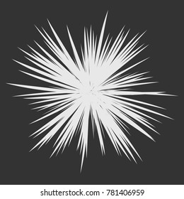 Resumen de Star Rays, fuegos artificiales de vacaciones, ráfagas de dinamismo, ráfagas de sol, brillo de estrella, radiación desde el centro de las vigas, explosión abstracta