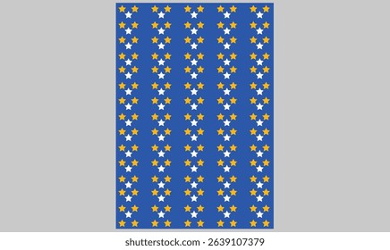 Abstract star seamless pattern background image