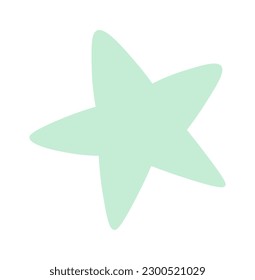 Abstract star shape design element. Vector illustration