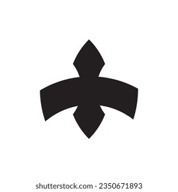 abstract star space logo icon design.