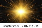 Abstract star or sun. Explosion effect. Fast motion effect. Vector background