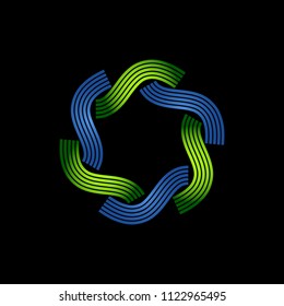 abstract star symbol