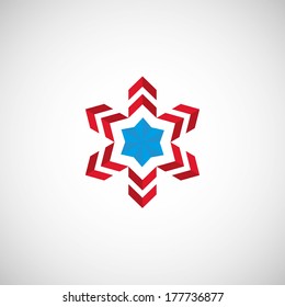 abstract star symbol