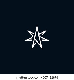 Abstract star symbol