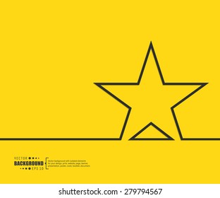Abstract star vector background. For web and mobile applications, illustration template design, creative business info graphic, brochure, banner, presentation, concept poster, cover, booklet, document.