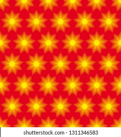 Abstract star vector pattern. Textile printing pattern