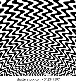 Abstract starburst background with zigzag, wavy lines