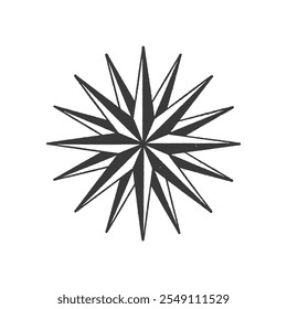 Abstract Starburst Geometric Pattern for Creative Digital Art and Modern Backgrounds