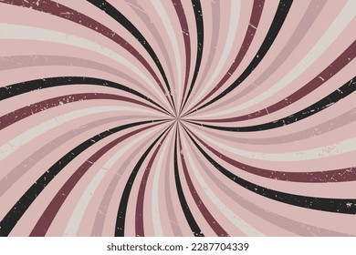 Abstract Starburst, or Sunburst Backdrop in Beige, Black, Red, and Yellow Colors. Abstract Twisted Colorful Sunlight Design Wallpaper for Template Banner Social Media Advertising