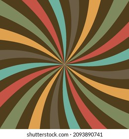 Abstract Starburst, or Sunburst Backdrop in Red, Light-Blur, Gray, Yellow, and Green Colors. Abstract Twisted Colorful Sunlight Design Wallpaper for Template Banner Social Media Advertising