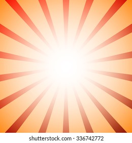 Abstract starburst, sunburst vector.