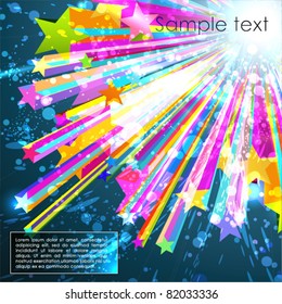 Abstract Starburst. Vector Illustration. EPS10