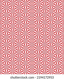 Abstract stardust pattern background. Colorful geometrical pattern. Modern graphic design. Red flower shape on white color background.