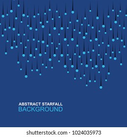 Abstract Starfall Background.