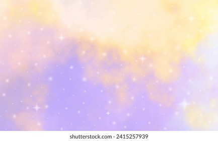 Abstract starlight and pink and purple clouds stardust, blink, background, presentation, star, concept, magazine, powerpoint, website, marketing