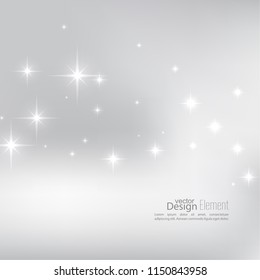 Abstract starry background, sparkle stars. Vector illustration with festive flares. Template decorations for Merry Christmas, New Year, anniversaries, birthday, xmas, glamour holiday, celebration.