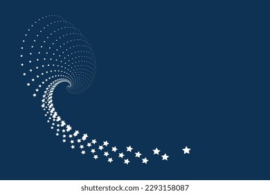 Abstract starry background , vector