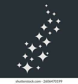Abstract Starry Galaxy Sparkle Light Texture Background