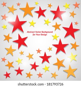 Abstract starry vector background