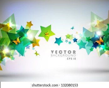 Abstract stars background.