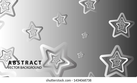 abstract stars background with gradient color - vector illustration