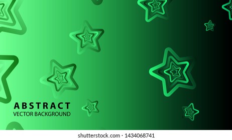 abstract stars background with gradient color - vector illustration