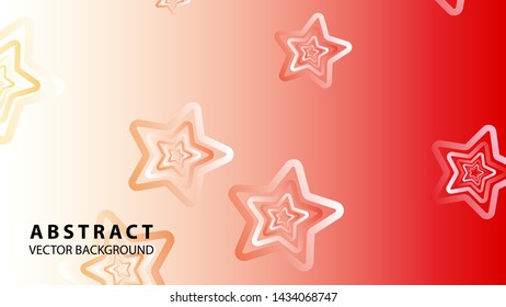 abstract stars background with gradient color - vector illustration