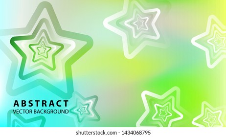 abstract stars background with gradient color - vector illustration