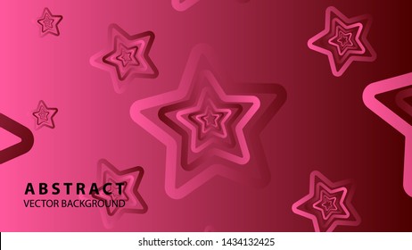 abstract stars background with gradient color - vector illustration