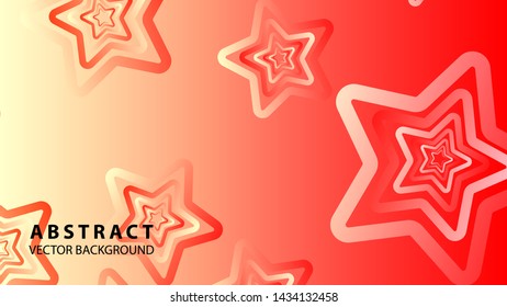 abstract stars background with gradient color - vector illustration