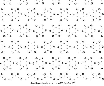 Abstract stars background pattern of textured structure on white background.