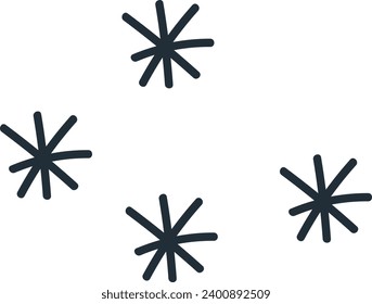 Abstract Stars Design Vector Illustration