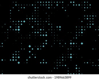 Abstract stars on dark background. Vector illustration