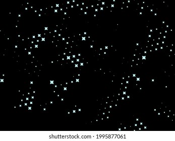 Estrellas abstractas sobre fondo oscuro. Ilustración del vector
