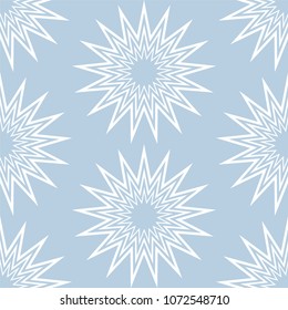 Abstract stars pattern/ ethnic seamless vector background