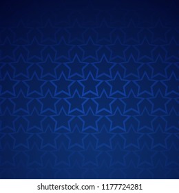 Abstract of stars pattern geometric on gradient blue background, illustratino vector eps10