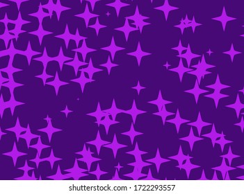 Abstract stars pattern, purple Wallpaper, simple background for covers, web pages and conferences, business cards. Vector illustration