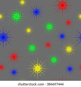 Abstract Stars. Seamless Texture for background image on websites, e-mails.