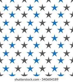 Abstract stars. Seamless vector background
