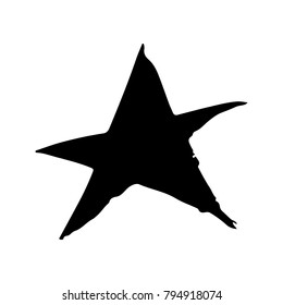 Abstract stars vector background. 