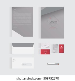 Abstract Stationery Template Design for Your Business | Modern Vector Design