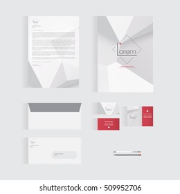Abstract Stationery Template Design for Your Business | Modern Vector Design
