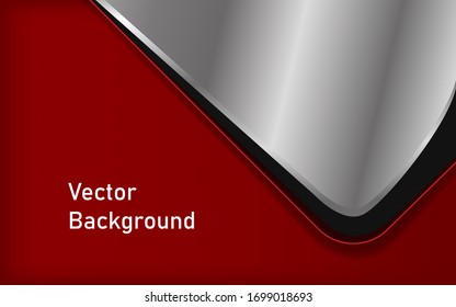 abstract steel template red background design